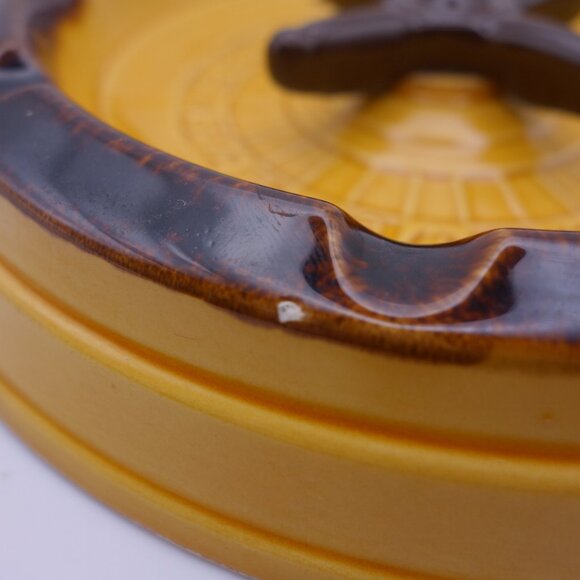 Fabulous Atlantic City Roulette Wheel Ceramic Ash Tray - Picture 6 of 14